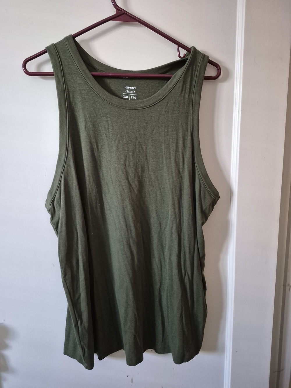 Old Navy Olive Green Casual Tank Top